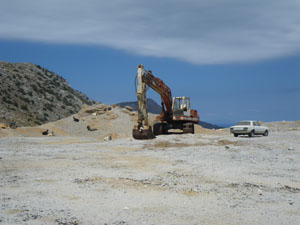 Panoramica della spiaggia di Mesachti